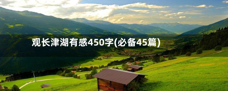 观长津湖有感450字(必备45篇)