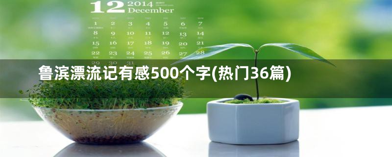 鲁滨漂流记有感500个字(热门36篇)